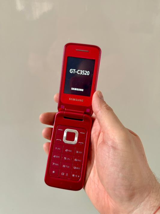 Samsung GT-C3520 LaFleur – New Classic Flip Phone | Unlocked |
