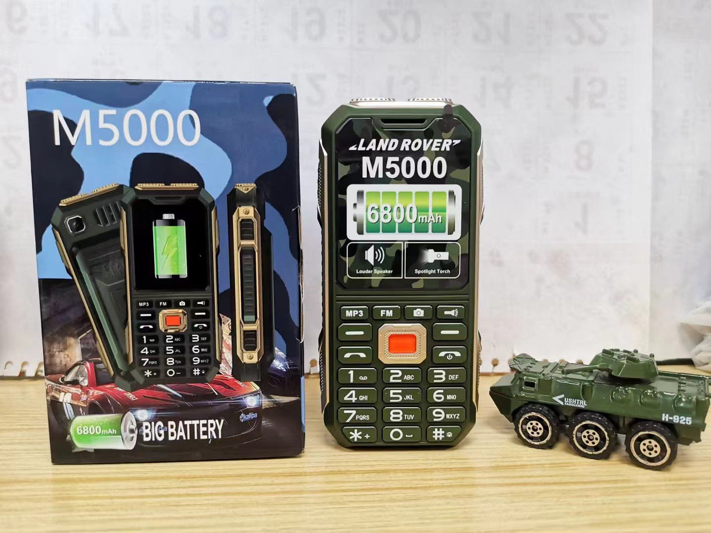Land Rover M5000 — Wytrzymały Telefon z Mega Baterią 🔋