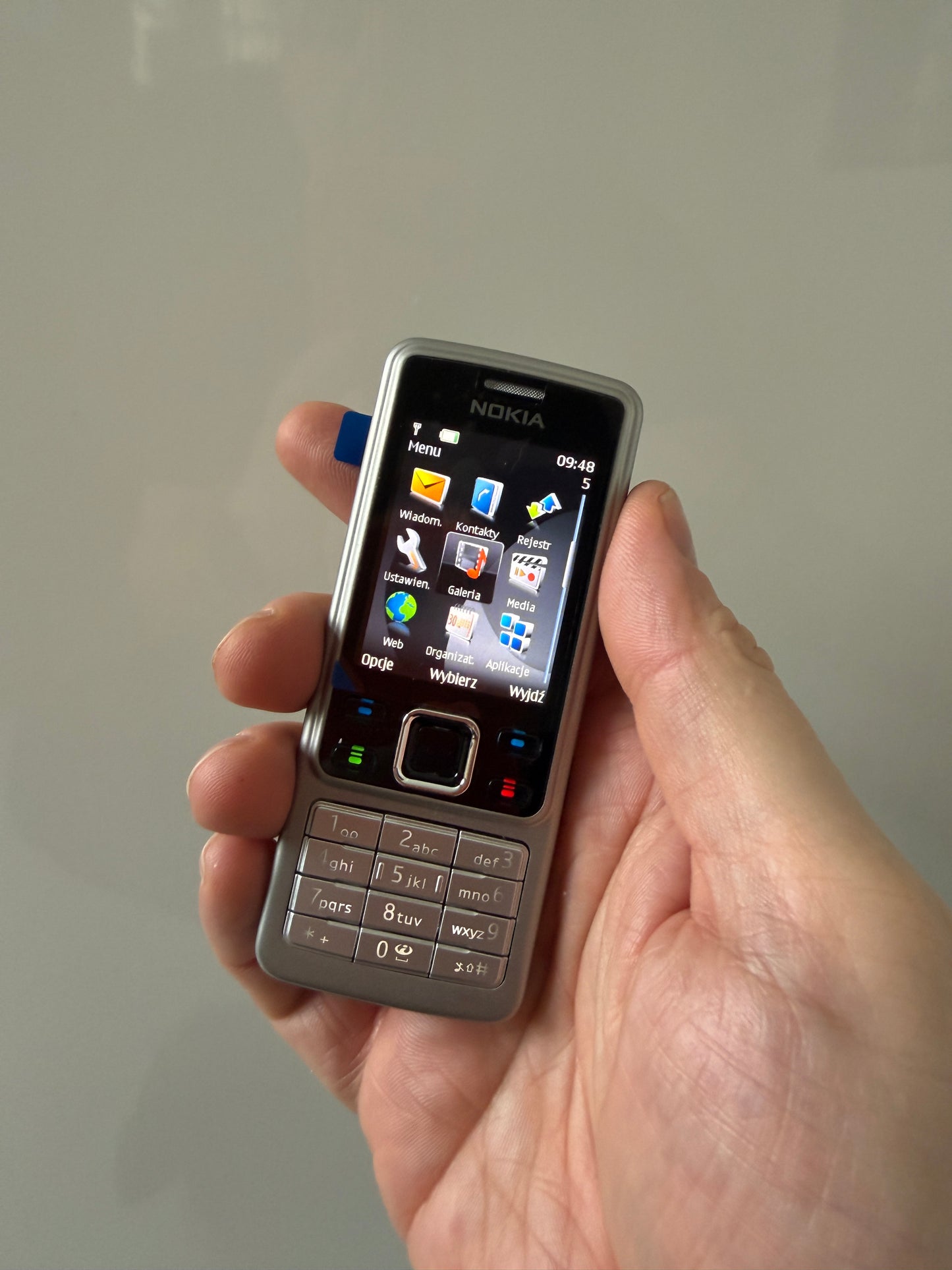 Nokia 6300 Silver | Bez Simlocka | Klasyczny Telefon | Pełny Zestaw