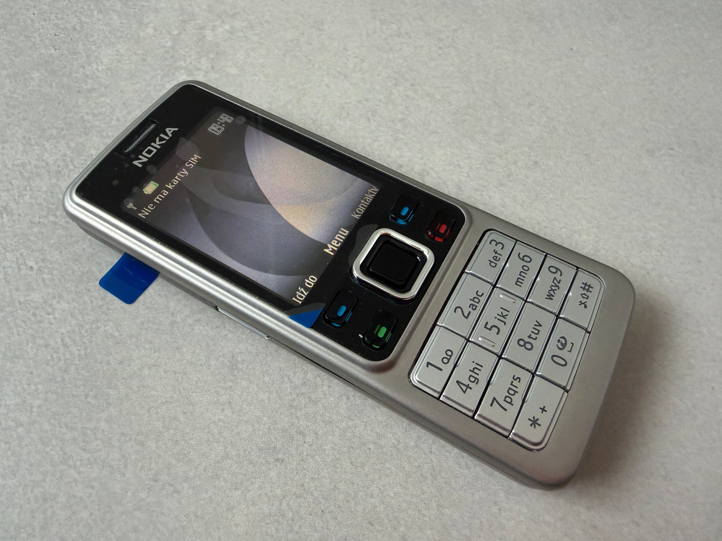 Nokia 6300 Silver | Bez Simlocka | Klasyczny Telefon | Pełny Zestaw
