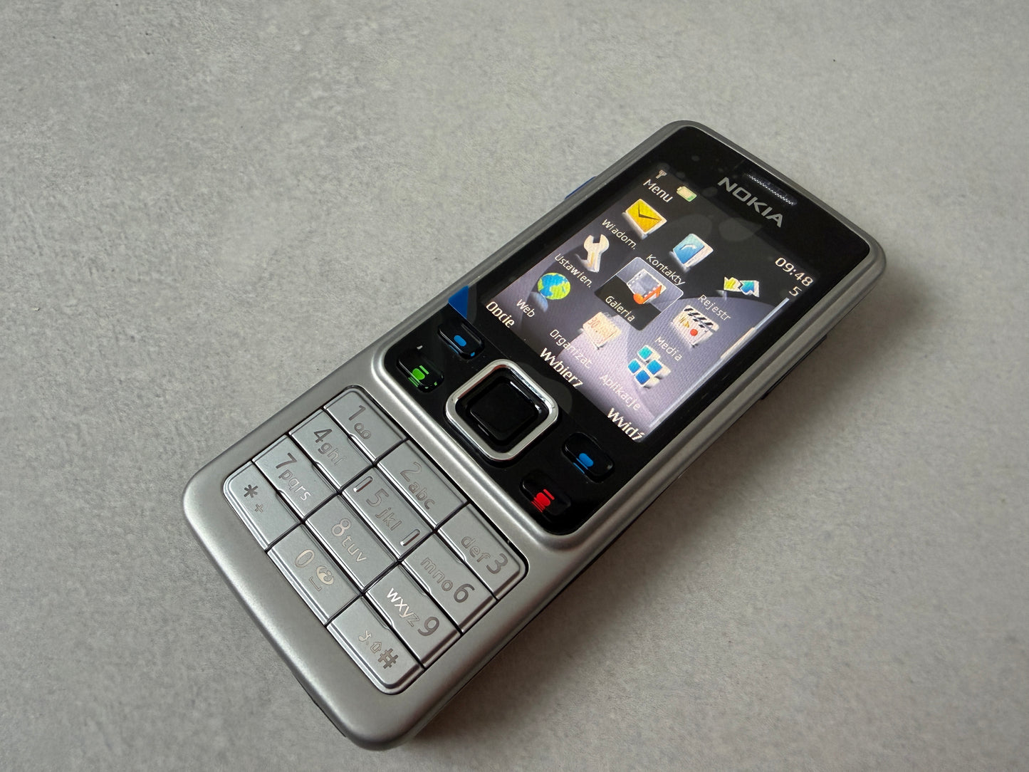 Nokia 6300 Silver | Bez Simlocka | Klasyczny Telefon | Pełny Zestaw